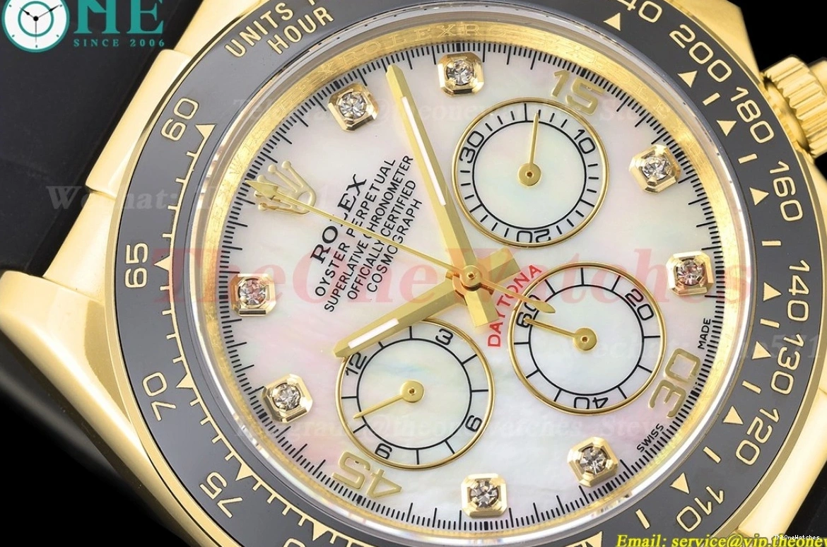 A3836 YG RU Mop 40mm Dial GDF Daytona 0510